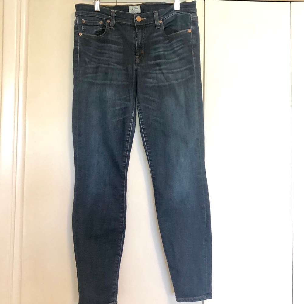 Jcrew Toothpick Dark Wash Jeans size 29